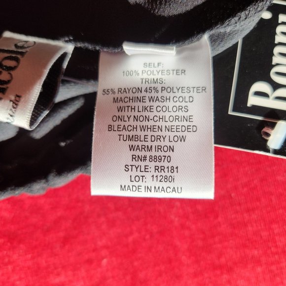 Ronni Nicole Black Sheathed Palazzo Pants - Women's Size XL NWT - Picture 5 of 6